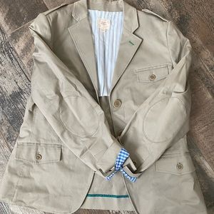 Brooks brothers tan coat size 8